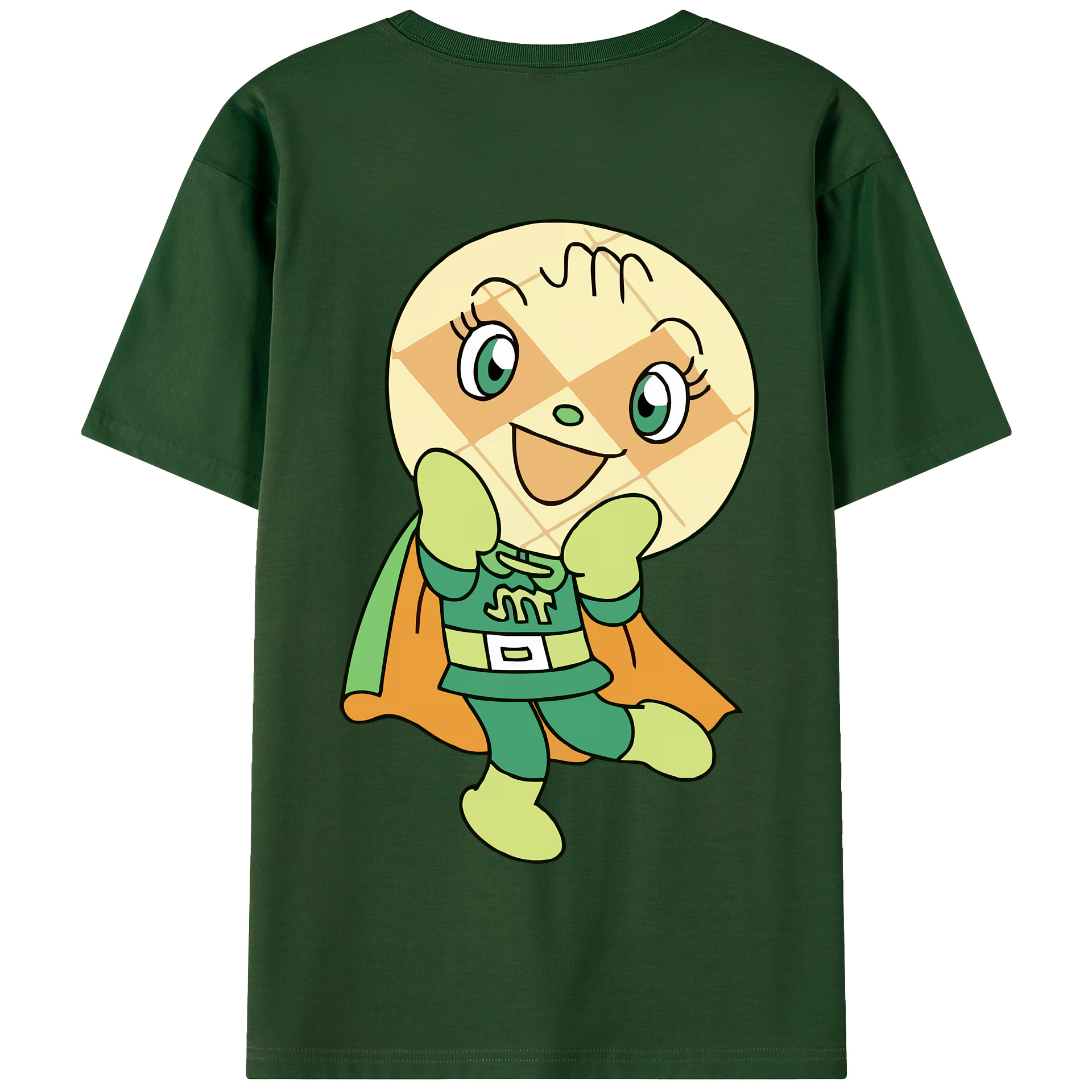 （画像用） アンパンマン Anpanman 綿100％半袖Tシャツ（背面プリント）